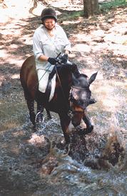 Dinah at St.Anthony's
						Well